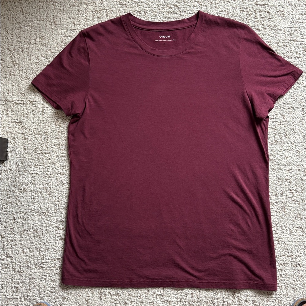 Vince Pima Cotton Crewneck T-Shirt